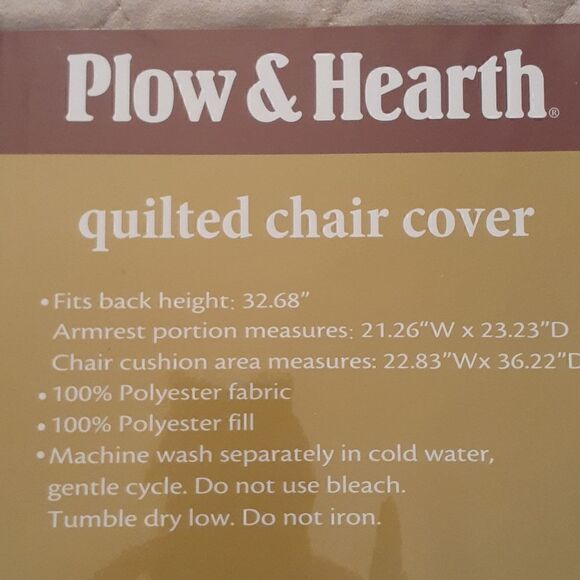 New P&H Pet Quilted Chair Cover New In Package Brown - Picture 2 of 2